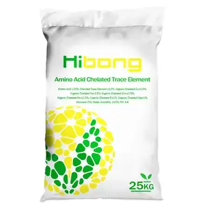 具有螯合微量元素矿物质缓释Ca Fe Mg Mn Cu Zn粉形式的有机氨基酸肥料用于农业