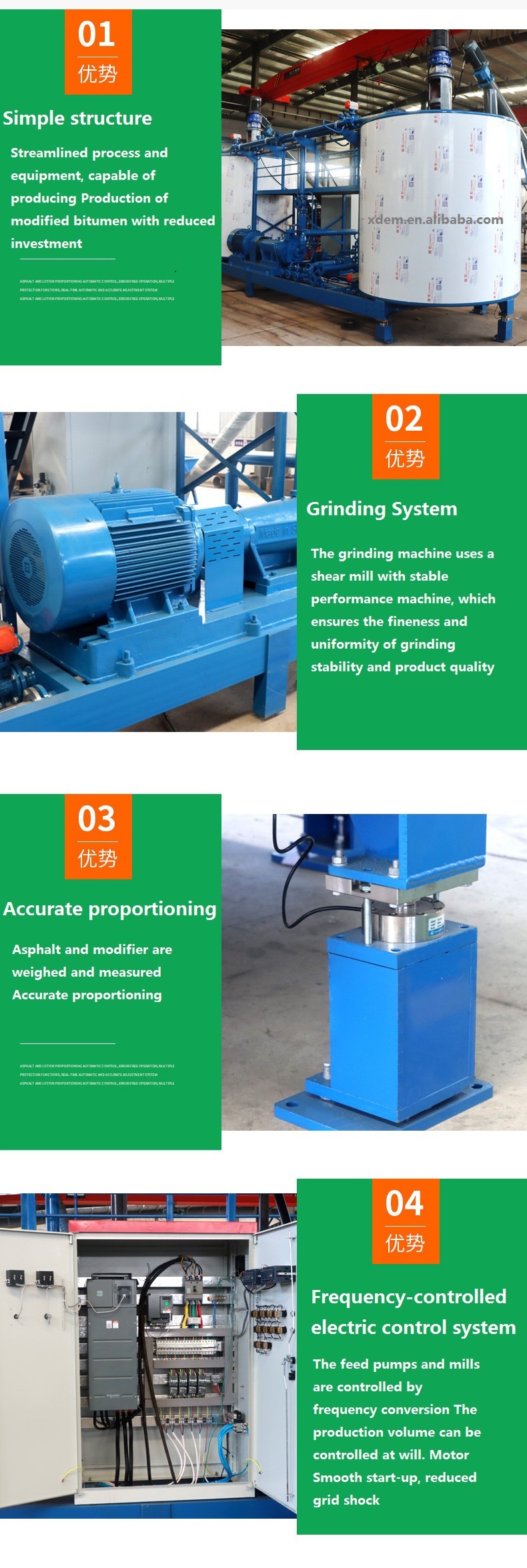 Road Emulsification Modified Asphalt Plant Manual Small 100KW