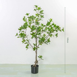 High Simulation Natural <strong>Artificial</strong> Lemon Tree Plant Miniature Green <strong>Bonsai</strong> Made China for Christmas Halloween Decor Plastic Silk - Product Image 6