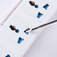 Multiprise intelligente 13A standard britannique avec interrupteurs multiples, ports USB, pour usage domestique et bureautique, convertisseur de fonction domestique, planche de câblage