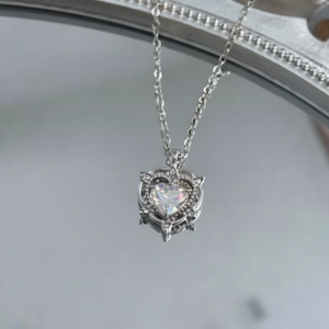 Vendita calda moda di tendenza minimalista Boho Punk per bambini ragazze collane a strati angelo iniziale all'ingrosso - Product Image 1