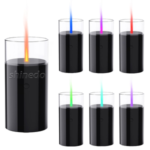 Điều khiển từ xa thay đổi màu sắc ánh nến LED ánh sáng Nhà Nước Hoa khuếch tán Máy USB làm mát không khí độ ẩm khuếch tán hương thơm - Product Image 1