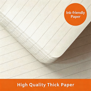 Cuadernos de Notas A5 Personalizados del Fabricante, Cuadernos de Tapa Dura de Cuero Impermeables con Papel Grueso para Escribir, Trabajo y Escuela - Product Image 5