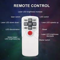 Projecteur de scène laser UE, projecteur d'étoiles étoilées pour chambre à coucher, décoration d'étoiles USB, projecteur laser Aurora LED, lumière d'ambiance