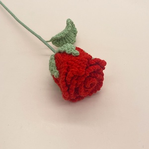 Bouquet di Rose Roselle Lavorato a Mano per Matrimoni e Regali - Fiori Artificiali Simil-Pelliccia per Vendita all'Ingrosso - Product Image 6