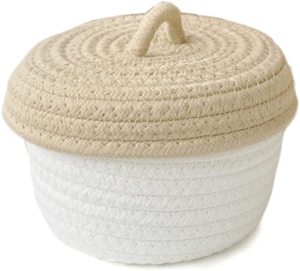 wholesale large capacity cotton <b>rope</b> laundry storage <b>basket</b> set cotton woven storage cotton <b>rope</b> <b>basket</b> - Product Image 4