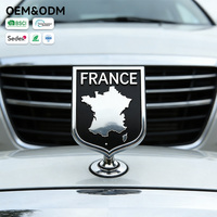 Badge de voiture de luxe en plastique ABS avec lettres en relief 3D à effet brillant pour la personnalisation de marques automobiles