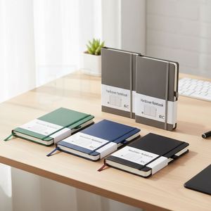 2026 Academic Diary Planner <b>Notebook</b> <b>A5</b>/A6/B5 Dotted Grid Saddle Stitching Gift Hardcover with Elastic Band - Product Image 1