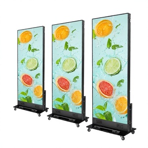 Pantalla LED Digital Plegable P2.5 para Interiores, Pantalla LED Negra Fácil de Mover, Reproductor de Publicidad con Garantía de 2 Años - Product Image 1