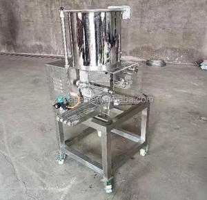 Khoai Tây thịt giá tự động thịt bò Nhà sản xuất hình thức gà Nugget làm cho jamaican Burger patty Hamburger máy - Product Image 2