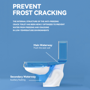 Nhiệt độ cao Thiết bị vệ sinh phòng tắm <span class=keywords><strong>WC</strong></span> commode sứ siphonic một mảnh nhà vệ sinh cho biệt thự - Product Image 5