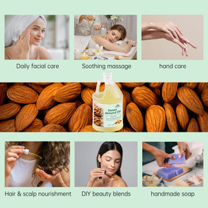 <span class=keywords><strong>Aceite</strong></span> <span class=keywords><strong>Vegetal</strong></span> de <span class=keywords><strong>Almendras</strong></span> <span class=keywords><strong>Dulces</strong></span> Prensado en Frío 1KG, Hidratante Natural, <span class=keywords><strong>Aceite</strong></span> Base para Masajes, 100% Puro - Product Image 4