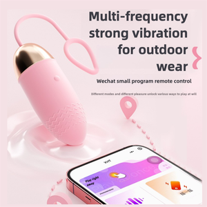 कारखाने की प्रत्यक्ष बिक्री के लिए अल्ट्रा लंबे सहनयुक्त वायरलेस कंपन उत्तेजना उत्तेजना के लिए सिलिकॉन अंडे का कंपन - Product Image 3