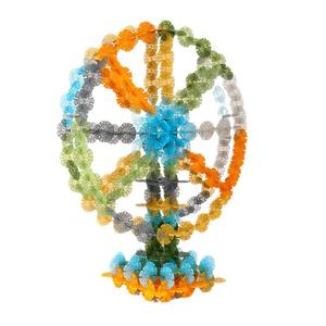 Onshine Transparent Snowflake Building Blocks 200Pcs <b>For</b> <b>Kids</b> 3+ DIY Puzzle <b>Toy</b> Educational <b>Construction</b> Set Unisex - Product Image 2