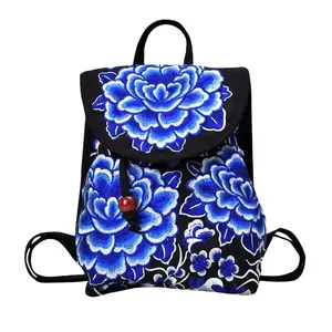 Travel Backpack 2020 Womens Folk-custom Ethnic Style Embroidered Retro