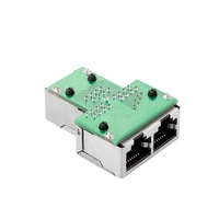 Splitter Kabel RJ45 Tiga Arah Langsung dari Jaringan, 8P8C Tipe Terlindung Plastik, Tersedia