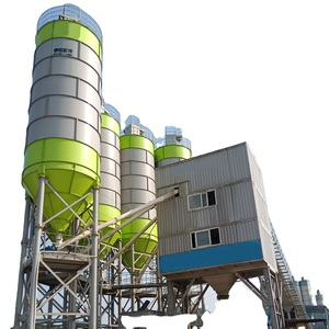 Profitez de notre ouverture avec des prix réduits : Centrale a béton HZS180R 150 m³/h avec <span class=keywords><strong>4</strong></span> bacs de stockage d'agrégats - Product Image 1