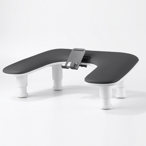 Repose-bras en forme de U réglable pour manucure, coussin pour les mains pour salon de manucure avec support pour téléphone, surface antidérapante et douce - Product Image 1