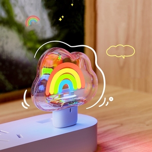 Led Mini cầu vồng USB ánh sáng di động phim hoạt hình tâm trạng bầu không khí đèn phòng ngủ trẻ em phòng Plug-in dễ thương ánh sáng ban đêm - Product Image 1
