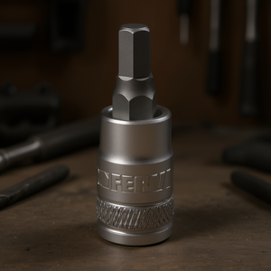 Fervi <b>Socket</b> With Hexagonal Insert 6mm Drive For <b>Multi</b> Tools - Product Image 3