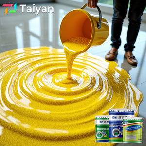 Revêtement de sol en béton de ciment sans solvant Matériau de construction décoratif composite antidérapant Peinture de sol en sable de couleur époxy - Product Image 3