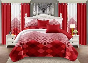 Hot Bán 12 Miếng Bộ Đồ Giường Đặt Hơn Kích Thước Vua Mềm Mại Và Ấm Áp Chất Lượng Cao Mền Sợi Nhỏ Tất Cả Các Mùa Giường Comforter Bộ Đồ Giường Bộ - Product Image 4