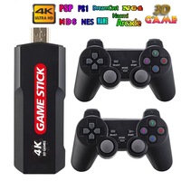 Console de jeu X2 PLUS, stick de jeu rétro pour TV, 4K, 2.4G, double manette sans fil, 64 Go, consoles de jeux vidéo, 30000 jeux pour PSP PS1