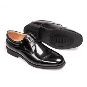 Chaussures habillées classiques pour hommes, style italien, en cuir de vache véritable, design Oxford, adaptées au travail et aux mariages, hiver comme été - Product Image 3