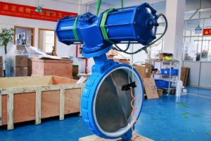 Vente de liquidation B2B COVNA : Vanne papillon pneumatique à ressort de rappel, type Wafer, en PTFE, avec actionneur AW - Product Image 5