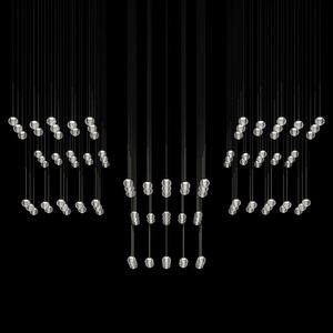 Candelabro moderno y creativo, lámpara de mesa de arena redonda Simple con Base E26, Forma cuadrada pequeña/larga para el departamento de ventas - Product Image 1