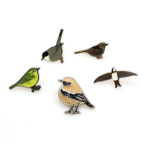 Bán Buôn Nhà Sản Xuất Huy Hiệu Mạ Vàng Tùy Chỉnh Chim Men Pins Kim Loại Biểu Tượng Tùy Chỉnh Biểu Tượng Men Ve Áo <span class=keywords><strong>Pin</strong></span> Phù Hiệu - Product Image 4