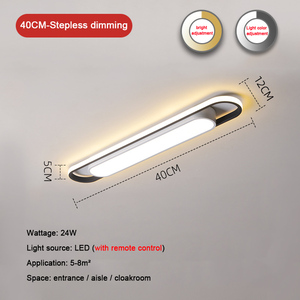 Ceil-Lámpara <span class=keywords><strong>Led</strong></span> <span class=keywords><strong>Rectangular</strong></span> para <span class=keywords><strong>cocina</strong></span>, lámpara de techo moderna con Sensor para dormitorio y comedor, decoración del hogar - Product Image 4