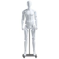 Mannequin rotatif réaliste, robot ajustable multifonction, présentoir de vêtements de mode, mannequin à articulations mobiles