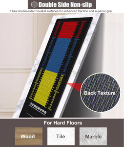 Tapis de pratique de saut en longueur coussin de mesure d'exercice planche d'entraînement Extra longue pour plancher de gymnastique intérieure outil de <span class=keywords><strong>Test</strong></span> de saut en longueur - Product Image 3