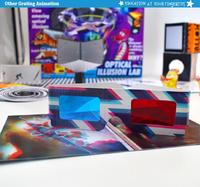 Kit de Ciencias de la Serie Física STEM Divertido de BIG BAND SCIENCE para Niños, Laboratorio de Ilusiones Ópticas