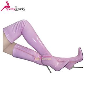 מכירה לוהטת גדול גודל ארוך מגפי מפעל מחיר נשים חורף מגפי גבירותיי גבוהה עקבים חשפנית קוטב ריקוד ירך גבוהה אתחול עבור נשים - Product Image 5