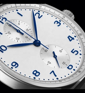 Montre de luxe à bracelet, haute précision, pour homme, quartz, verre, décontractée, classique, sport, alliage, cuir, Iwcs - Product Image 2