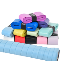 Bande de grip de badminton de haute qualité en PU de la marque LINGSHANG, modèle LSG6, 5 par boîte, 9x7x3cm, douce, antidérapante, absorbant la transpiration