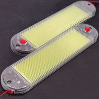 Lumière de dôme intérieure pour camion 24V COB LED, lampe de lecture de plafond ultra-mince pour camping-car, lumière de cabine haute luminosité