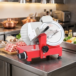 Affettatrice Economica Semi-Automatica per Carne, Elettrica Commerciale per Carne Congelata, Prosciutto, Formaggio, con Spessore Regolabile, per Ristoranti e Macellerie - Product Image 6