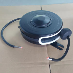 Petit enrouleur de câble rétractable en métal à montage <span class=keywords><strong>mural</strong></span> extérieur enrouleur de rallonge à ressort 12v 2 noyaux pour voiture automobile électrique - Product Image 2