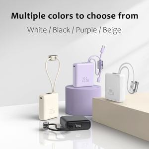 Banco de Energía Portátil Personalizado con Pantalla Digital, PD 22.5W, 10000mah, con Logotipo, Carga Rápida USB-C, Delgado, 20000, para Teléfono - Product Image 5