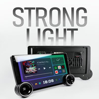 Autoradio Android universel Diamond 2k 10,1 pouces avec FM AM Carplay Android Auto GPS Navigation Double bouton Stéréo de voiture
