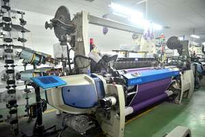 Tessuto personalizzato a strisce di lino in lino tessuto per divano in cotone traspirante Pongee ad alta solidità di colore tinta tinta unita Jacquard - Product Image 4