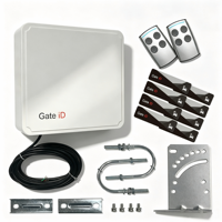 Kit de lecteur d'identification de véhicule en plastique à code fixe UHF sans interruption, système de contrôle d'accès longue portée RFID pour parking