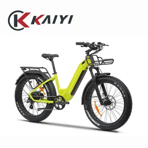 Kaiyi יצרן אופניים חשמלי איביי ספק מסגרת סגסוגת אלומיניום 26*4.0 48v15ah 20ah 20ah 20ah אופניים חשמליים