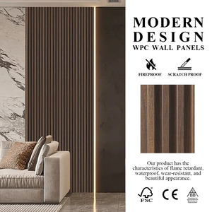 Panel <span class=keywords><strong>de</strong></span> Pared <span class=keywords><strong>de</strong></span> Bambú WPC Impermeable <span class=keywords><strong>de</strong></span> Diseño Moderno para Decoración Interior y Exterior <span class=keywords><strong>de</strong></span> Escuelas, Hospitales y Áreas Públicas, Fácil <span class=keywords><strong>de</strong></span> Instalar - Product Image 2