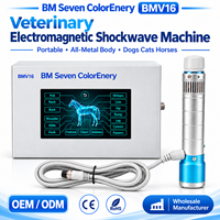 Machine à ondes de choc électromagnétiques vétérinaires BMV16 pour chiens, chats, chevaux, corps métallique portable, fabricant en gros, CE RoHS