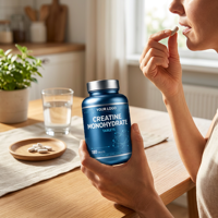 Créatine Pré-Entraînement en Comprimés en Vrac avec HCL Micronisé pour la Récupération Musculaire et l'Énergie, 180 Comprimés 180g, Fournisseur OEM ODM