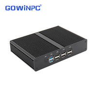 Mini PC Industrial K34 con 8 Puertos USB |   Doble LAN + VGA, Windows 10, Almacenamiento SSD+HDD para Conectividad Periférica de Alta Densidad de Datos